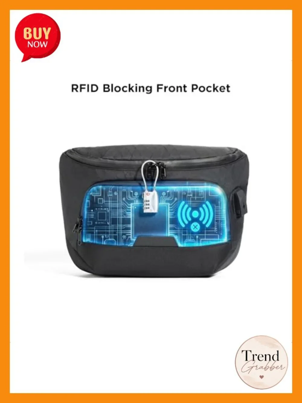 ALPAKA Bravo Sling Max 8L RFID-Blocking Sling Laptop Bag